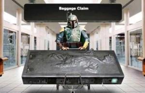 Boba Fett baggage claim