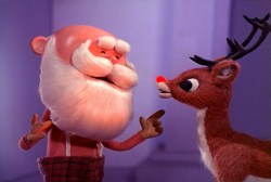 Rudolph and Santa